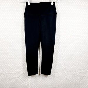 Alo Yoga Black High Rise Crop Legging